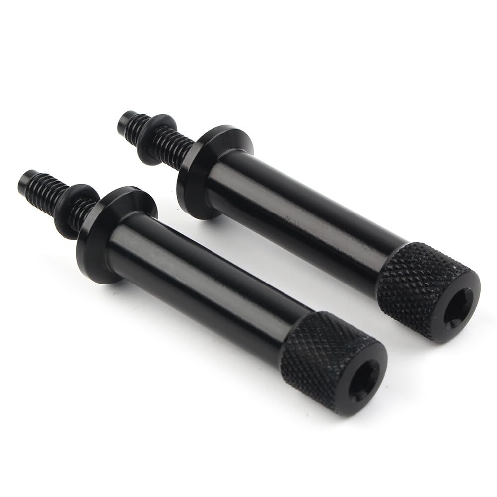 ya 2 8.15 2X Black for SEAT Bolts Long Tool Fit Sc for Ram bler 865 2006-15 Thruxton 865 04-15