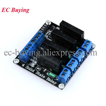 ya 16 10.20 baidi 5V 1-4 Channel SSR G B-202P Solid State Drive, Arduino Compatible