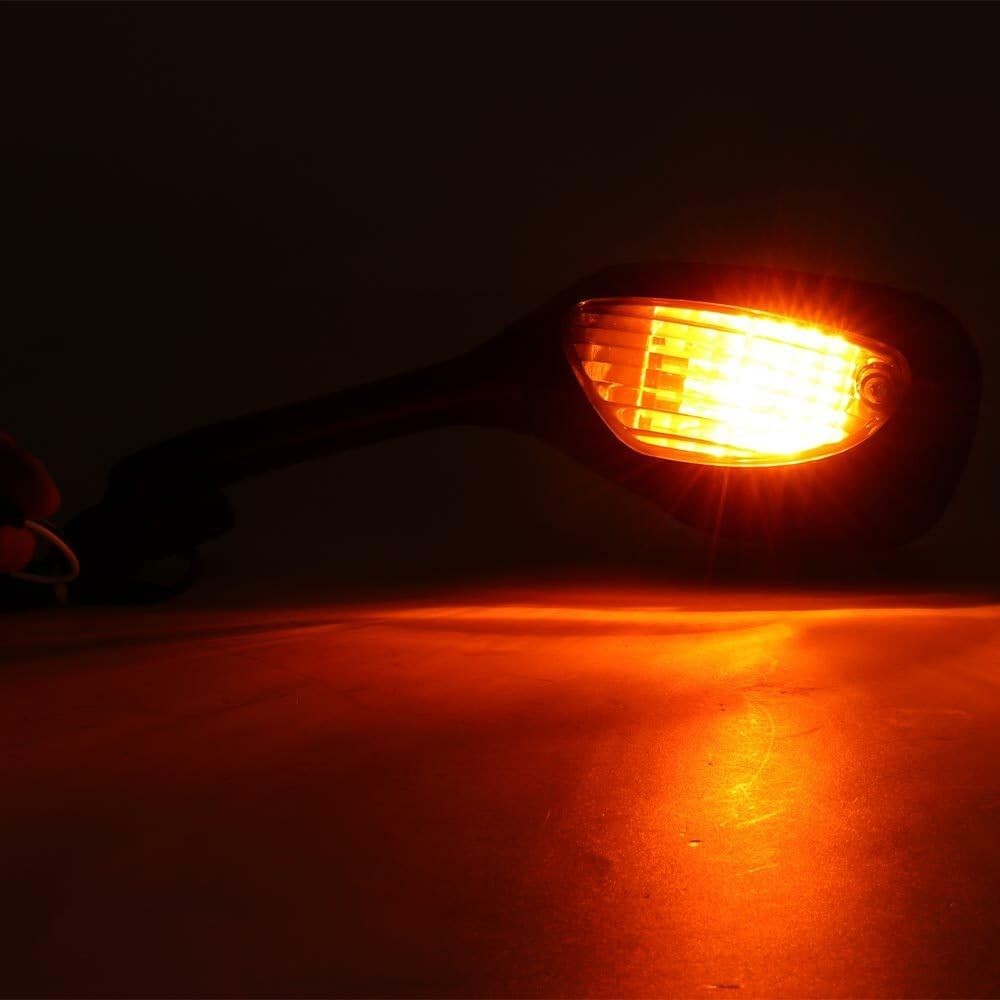 ya 2 8.15 Fit for Suzuki GSXR 1000 GSXR600 GSX-R 750 06-15 Rearview Mirrors w/Turn Signal