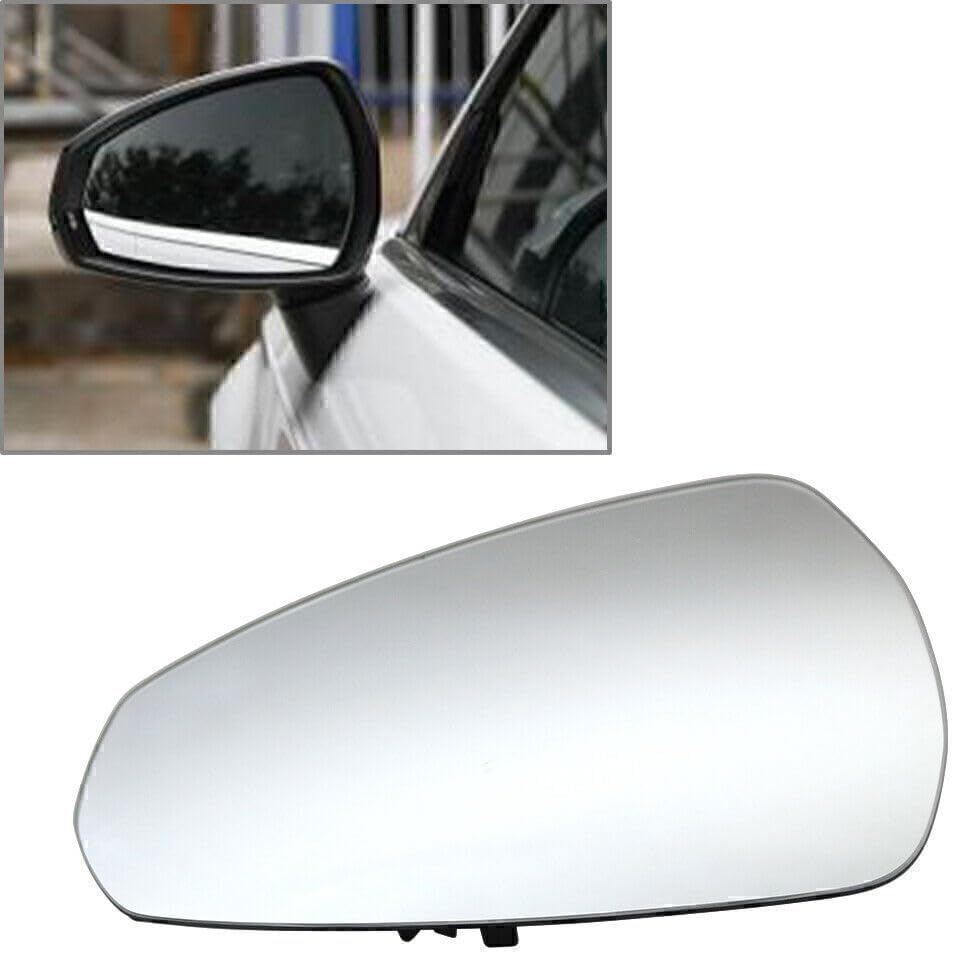 ya 11 9.14 baidi1PC Front Left Outside Mirror Replacement Glass for Audi A3 2014-2020 8V0857535E