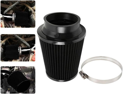 ya 12 10.8 baidi 3 76mm High Flow Inlet Dry Air Filter Cold Air Intake Cone Replacement