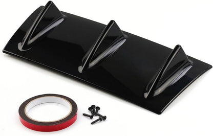 ya 2 8.15 14 Rear Bumper Lip Chassis Diffuser Spoiler Shark 3 Fin Style Protection Spoiler