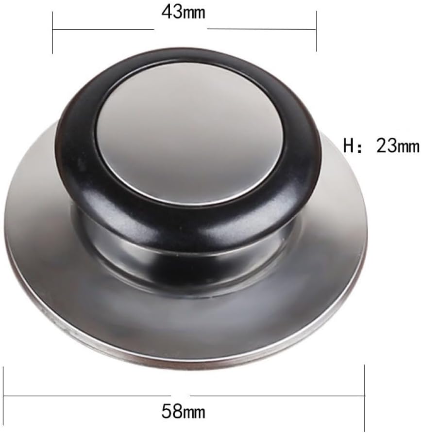 ya 26 10.21 baidi 5pcs Replacement Knob Handle for Glass Lid Pot Pan Cover Cookware Kitchen Tools