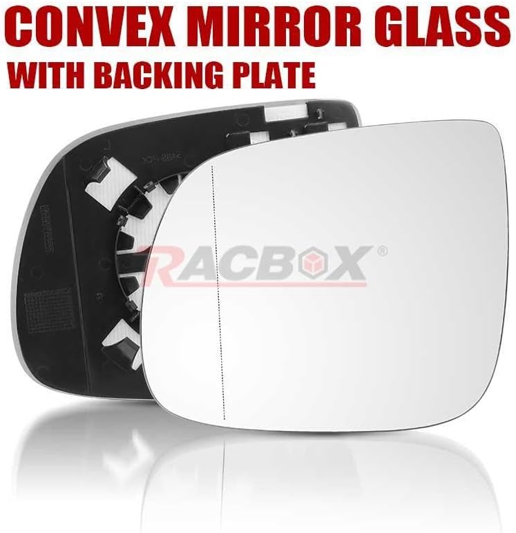 ya 11 9.14 baidiMirror Glass with Backing Heated FIT 09-17 for Audi Q5 2010-2015 Q7 Driver Left Side
