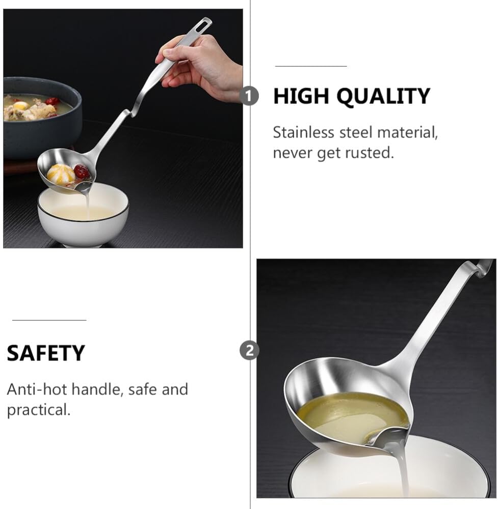 ya 14 9.20 baidi Hot Pot Scoop Strainer Hot Pot Scooper Kitchen Utensils Set Oil- Separated Spoon-1