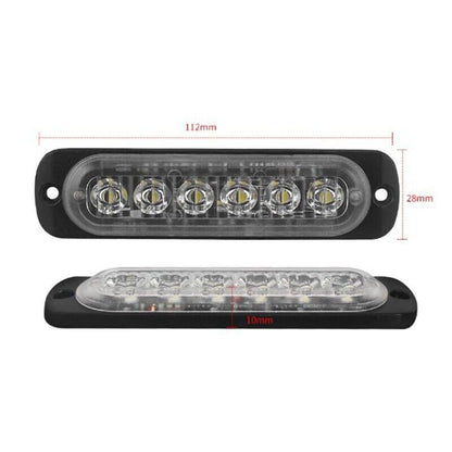 ya 4 8.8 6LED White Work Light, floodlight, Off-Road Driving Fog Light Strip, DC 12V-24V