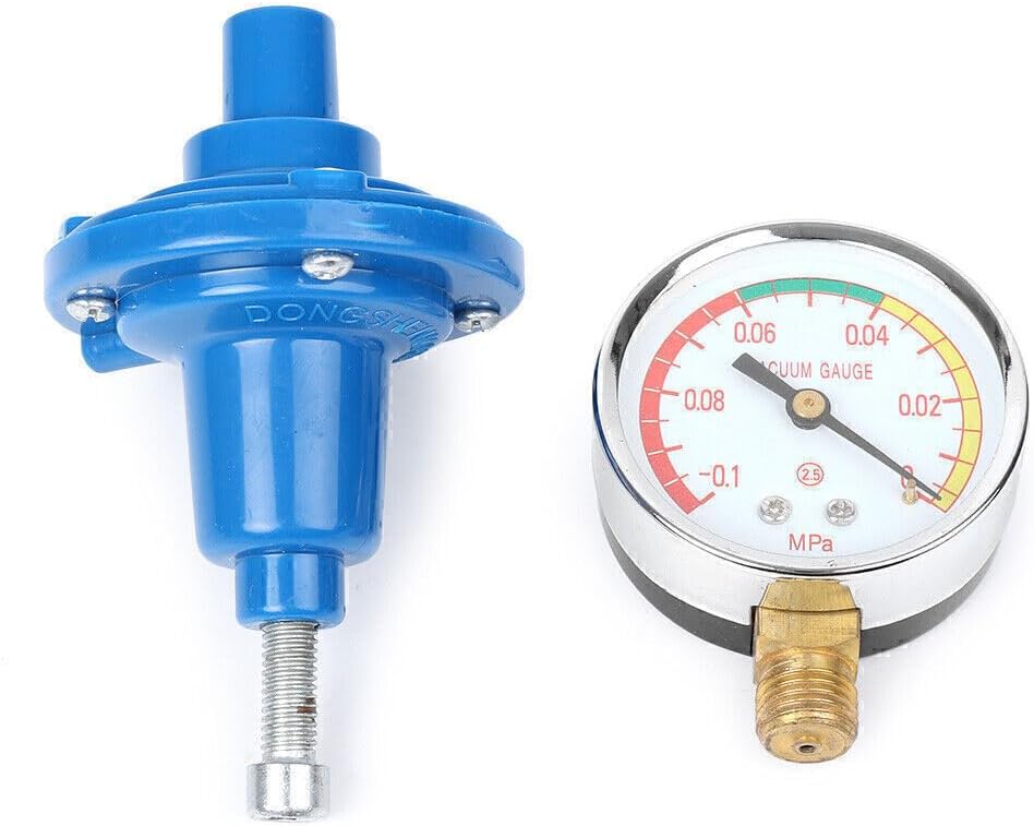 ya 4 8.24 baidi Vacuum Regulator+Gauge Tee Adapter:Pulsator Surge Devanal Milker Kit Cow/Goat