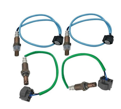 ya 5 8.10 4pcs Up+Downstream Oxygen Sensor Fits for Jaguar XJ8 XJR Vanden Plas 2005-2007