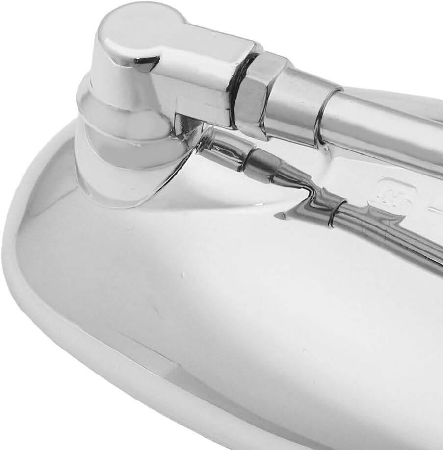 ya 13 9.15 baidi Universal 10mm Chrome Mirrors Pair for Motorcycle Scooter for Harley Indian for Ducati