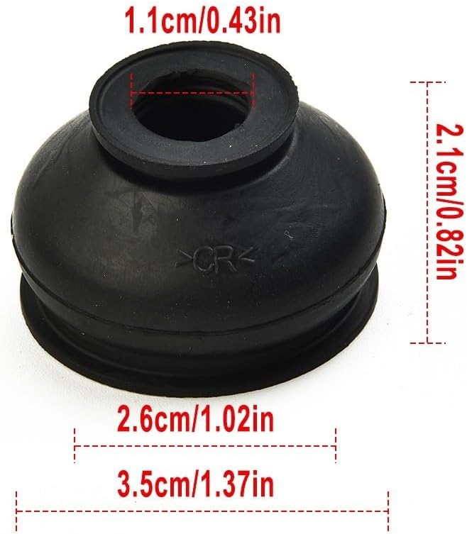 ya 4 8.14 Ball Joints Dust Cover Dust Boot Gaiters Tie Rod End 6pcs Car Accessories