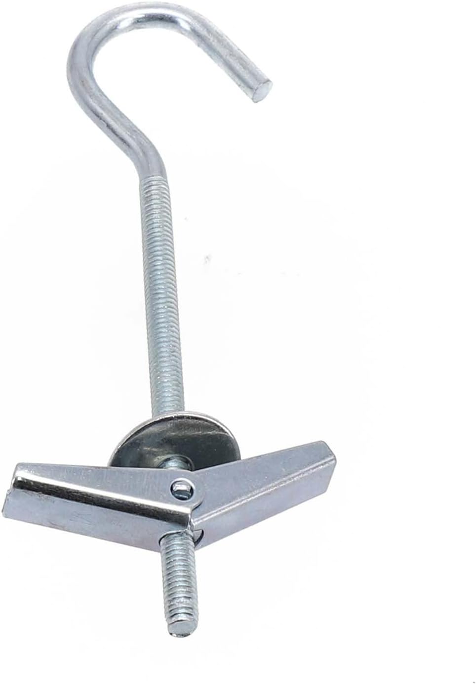 ya 26 10.21 baidi New 2 Pcs Swag Hook Kit Silver White Finish Plant Hanging Ceiling Hook 90mm-2