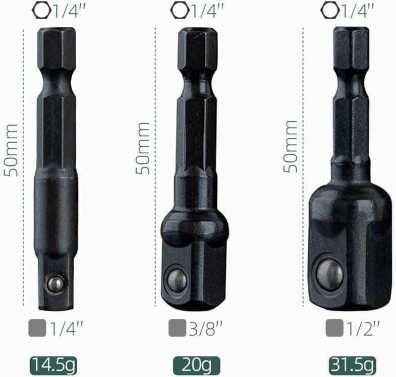 ya 14 9.20 baidi Transform Your Hand Socket Set with Drill Bits Extension Rods 3pcs Kit-1