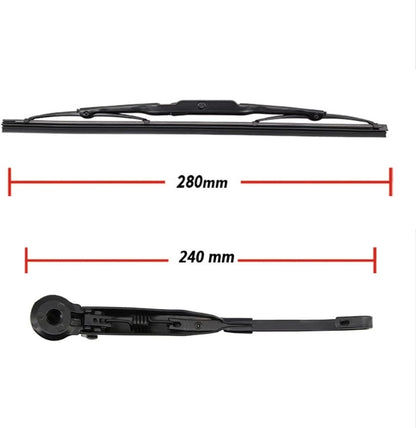 ya 2 8.15 5101911AB Rear Windshield Wiper Blade + Wiper Arm for Dodge Grand Caravan 03-07