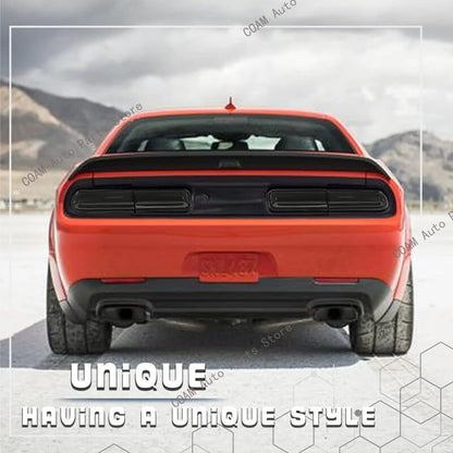 ya 4 8.24 baidi 4 Pack Smoked Tail Light Covers Rear Light Guards for Dodge for Challenger 2015-2022