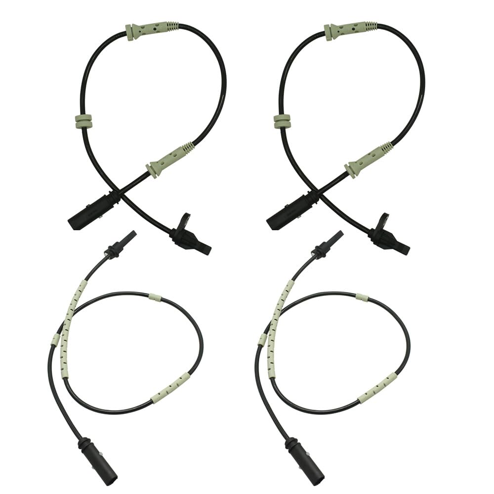 ya 5 8.10 4pcs ABS Wheel Speed Sensor for BMW 2012-2020 Front Rear Left & Right