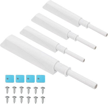 ya 26 10.21 baidi 4 Pcs Magnetic Push Latches Push to Open Door Latches Cabinet Hardware White