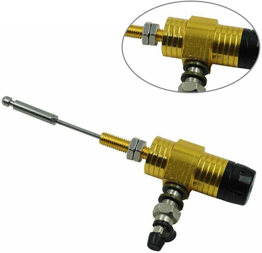 ya 10 9.16 zhengce M10x1.25MM Motorcycle Hydraulic Clutch Master Cylinder Rod Brake Pump Gold