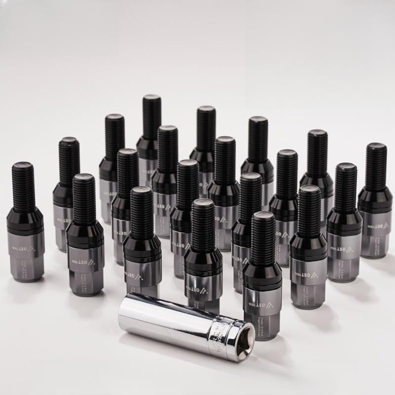 ya 10 9.16 baidi 20x M14x1.25 Wheel Lug Bolt 35mm Shank Cone for SEAT Stud for Most Aftermarket