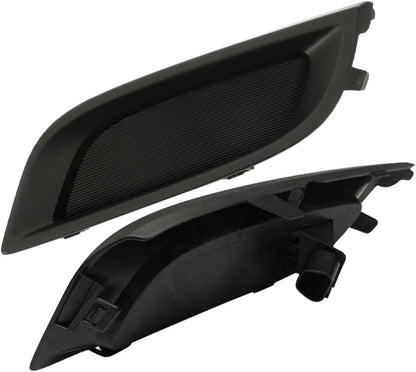 ya 9 10.24 1 Pair Front Fog Light Lamp Covers Left & Right Fits for 2010 2011 for Mazda 3