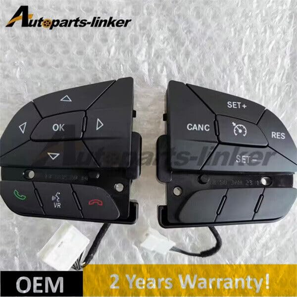 ya 8 8.24 baidi 1pair Steering Wheel Control Switch for 2014-2019 for Chrysler for Dodge for Jeep 68146854AB