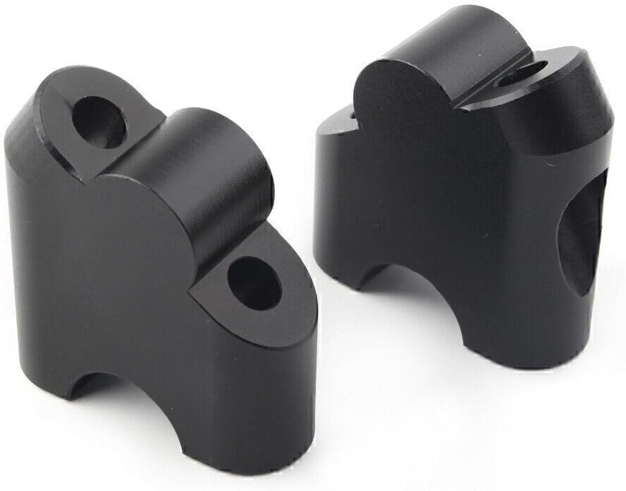 ya 4 8.8.2 HandleBar Clamp Riser for Suzuki V-STROM DL 650XT 2015-2020 DL 1000 02-17 Black