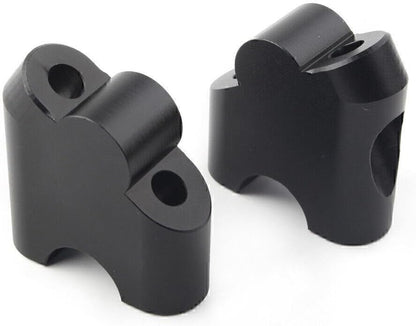 ya 4 8.8.2 HandleBar Clamp Riser for Suzuki V-STROM DL 650XT 2015-2020 DL 1000 02-17 Black