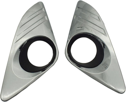 ya 4 8.10 A pair of chrome fog lamp decorative protective covers on both sides suitable for Toyota for Camry 2012-2014