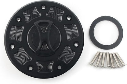 ya 9 10.24 for Kawasaki ZRX-1100 1999-2000 Motorcycle Oil Cover Keyless Fuel Tank Gas Cap