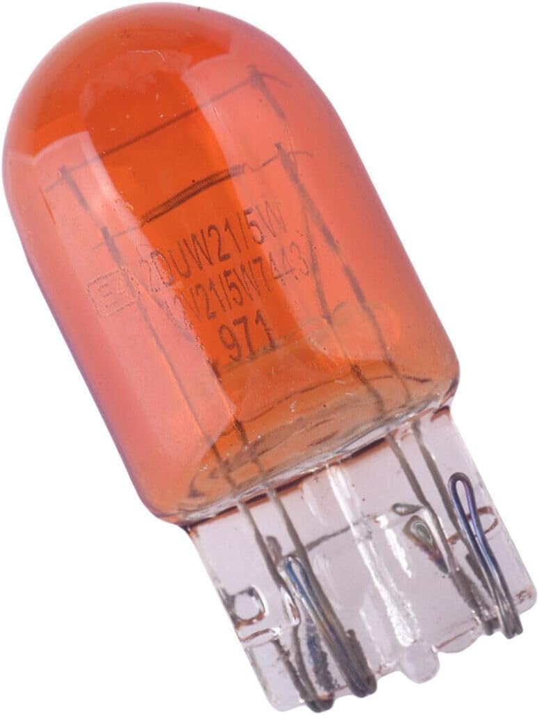 ya 4 8.14 10 Pack 7443 T20 Amber Turn Signal Tail Light Brake Bulb B3 @