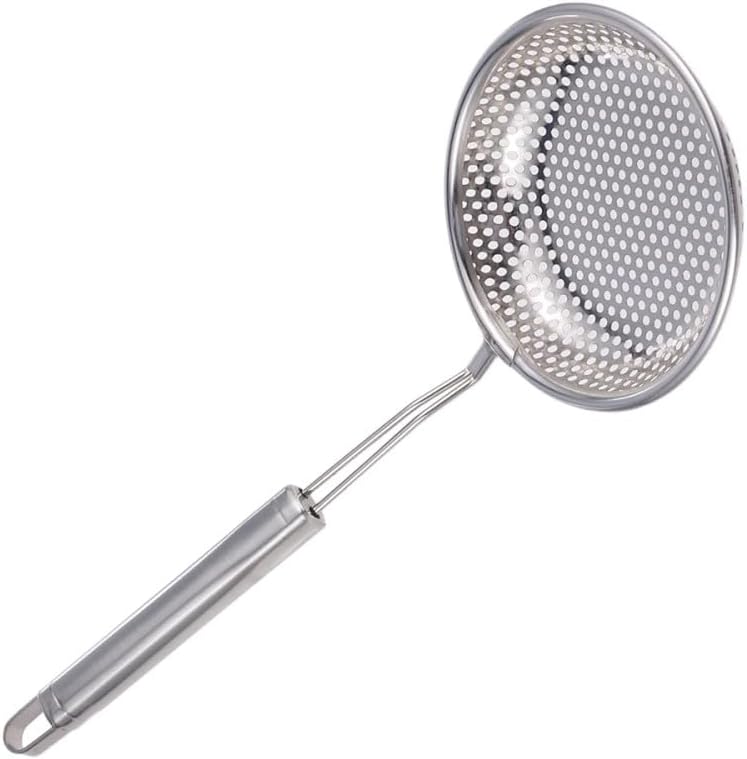 ya 14 9.20 baidi Stainless Steel Colander Fried Food Strainer Cooking Strainers Scoop-1