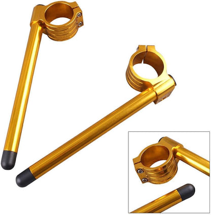 ya 4 8.14 50mm Clip On Ons Handle Bar Handlebars Fit for Suzuki GSXR 600/750 1000 TL1000R Gold