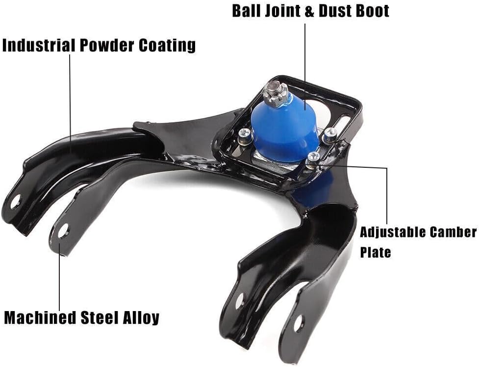 ya 13 9.15 baidi for Honda for Civic 92-95 EG EJ Front Upper Control Arm Adjustable Camber Kit Black