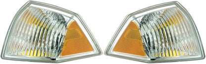ya 6 8.14 2x Front LH & RH Turn Signal Light Indicator Lamp Fits For Compass 2007-2010
