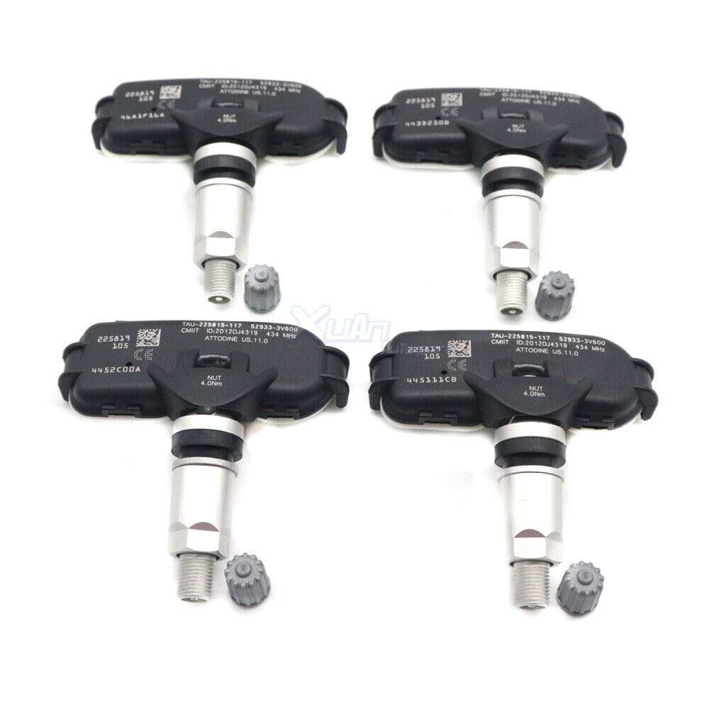 ya 2 8.15 for Hyundai Azera 2015-2017 4X TPMS Tire Pressure Sensors 52933-3V600 529333V600