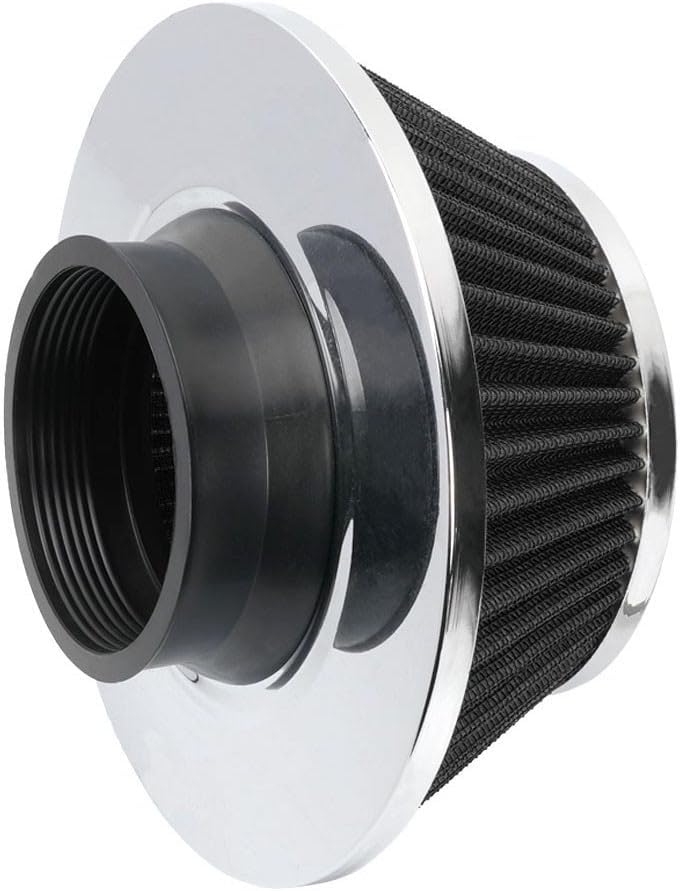 ya 13 9.15 baidi Black 3 Inch 76mm High Flow Dry Air Filter Cold Air Intake Filter Mushroom Head