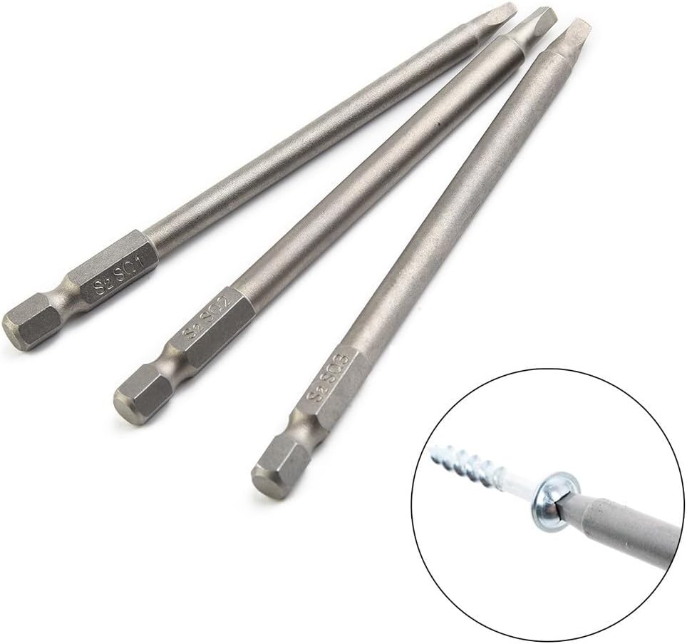 ya 26 10.21 baidi SQ1-SQ3 Alloy Steel Square Head Electric Screwdriver Head Screw Driver Bits