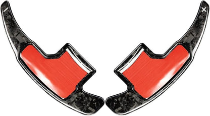 ya 28 10.13 zhengce Carbon Fiber Steering Wheel Paddle Shifter Extension for Ford for Mustang