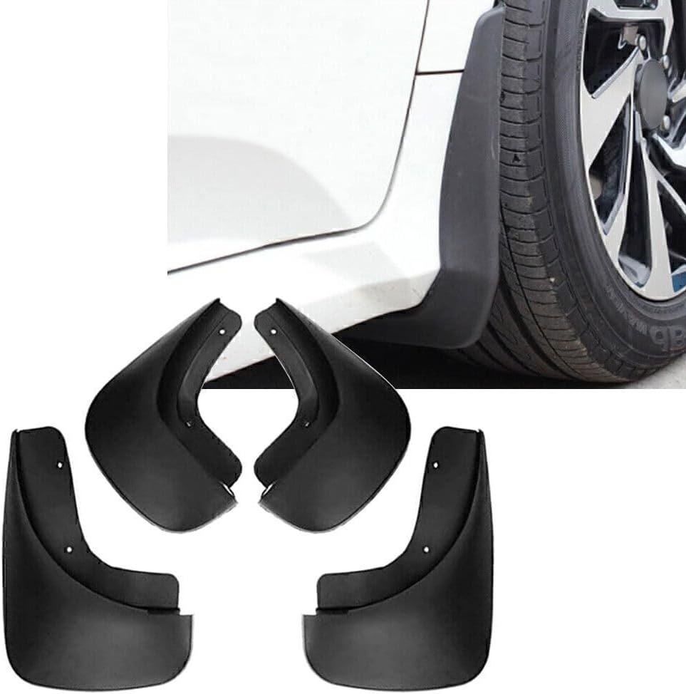 ya 14 9.20 zhengce 4X Splash Guards Mud Flaps Mudguard Fender Fit for Audi A4 B7 Saloon 2005-2-1