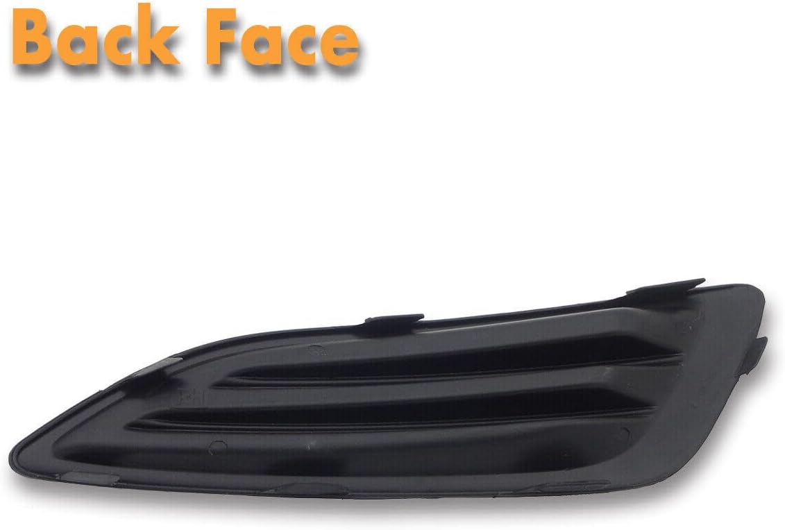 ya 7 8.24 baidi 1Pcs Fog Light Lamp grille cover bezel W/O Hole Right for Ford Fiesta 2013-2015