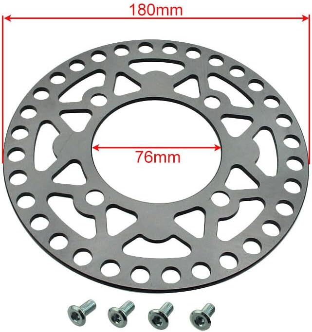 ya 13 9.15 baidi 180mm Brake Disc Rotor With Mounting Bolts Screws For 50cc - 150cc Pit Dirt Bike
