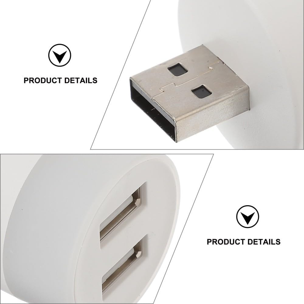 ya 13 9.15 baidi 2 Pcs USB Extender Night Light Baby Suv Accessories Interior Car Lighting