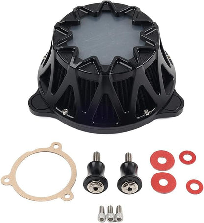 ya 5 8.10 Cross Air Cleaner Filter for Harley M8 114 Softail 2018-2024 Touring 2017+
