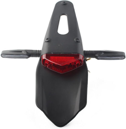 ya 4 8.10 Motorcycle Universal LED Rear Fender Brake Tail Light Turn Signal Dirt Off-road