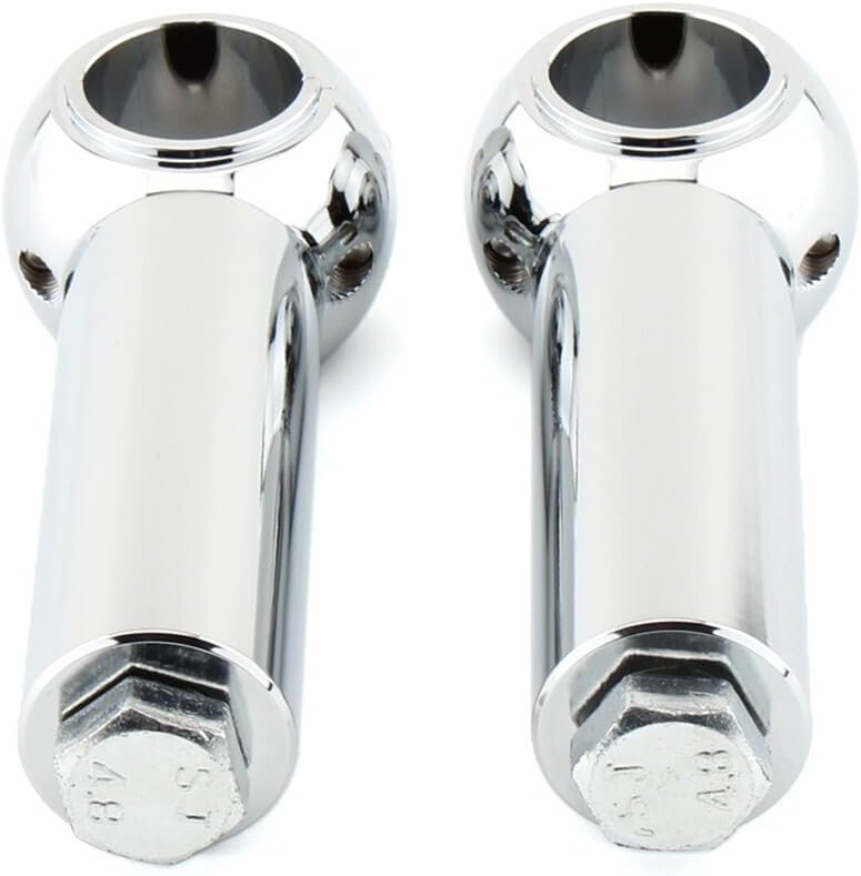 ya 5 8.10 4 Handlebar Clamp Riser Rise Bar for Harley-Davidson Cruisers Choppers