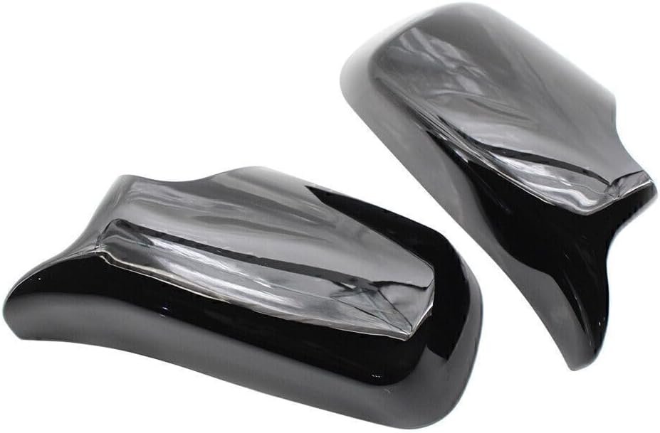 ya 11 9.14 baidiGlossy Black Car Rear View Mirror Cover Shell Fit for BMW E46 4 Door 3 Series 98-05