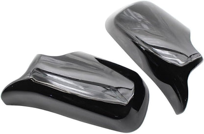ya 11 9.14 baidiGlossy Black Car Rear View Mirror Cover Shell Fit for BMW E46 4 Door 3 Series 98-05