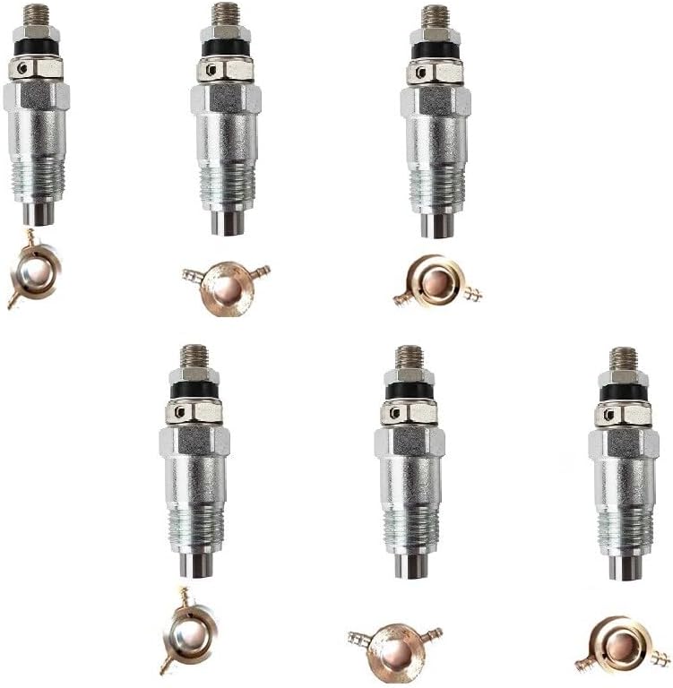 ya 12 10.8 baidi 6Pcs Diesel Fuel Injectors 093500-1800 23600-56011 compatible for Toyota 2B/B 2J/2H