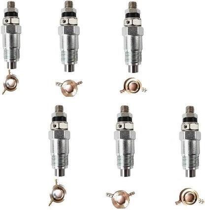 ya 12 10.8 baidi 6Pcs Diesel Fuel Injectors 093500-1800 23600-56011 compatible for Toyota 2B/B 2J/2H