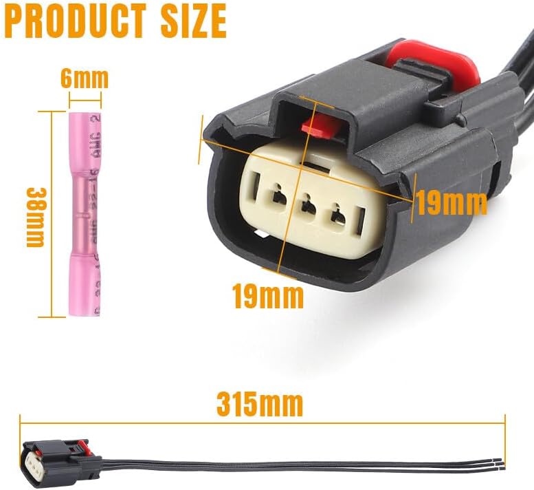 ya 9 10.24 8pcs Ignition Coil Connector Plug for Ford 2013-19 V6 V8 Flex F150 9U2Z14S411EA