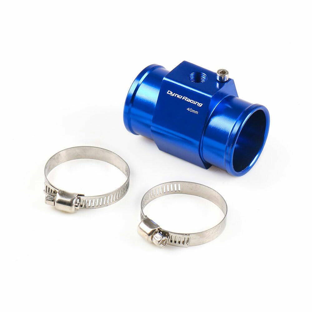 ya 5 8.24 baidi 40mm Blue Connector Pipe Sensor Water Temperature Thermometer Radiator Hose Adapter 